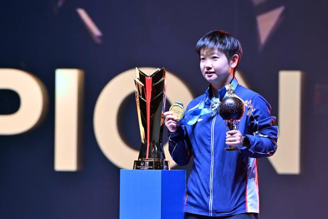 开云APP-孙颖莎首夺乒乓球亚洲杯女单冠军 王楚钦成功卫冕